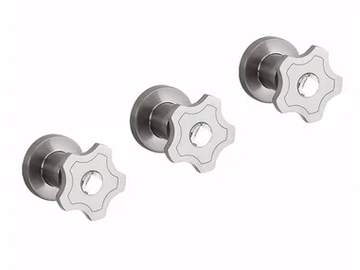 GIÒ CRYSTAL - GIÒ - F3615W2/S - 3 hole shower tap with diverter by Rubinetteria Giulini - view 2